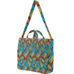 African pattern Square Shoulder Tote Bag