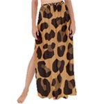 Leopard skin Maxi Chiffon Tie-Up Sarong