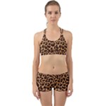 Leopard skin Back Web Gym Set