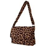 Leopard skin Full Print Messenger Bag (L)