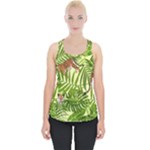 Tiger Pattern Background Piece Up Tank Top