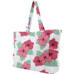 Floral Hibiscus Pattern Design Simple Shoulder Bag