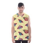 Colorful Butterflies Pattern Men s Basketball Tank Top