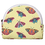 Colorful Butterflies Pattern Horseshoe Style Canvas Pouch
