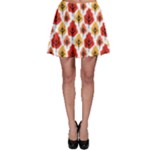 Seamless Autumn Trees Pattern Skater Skirt