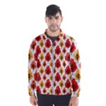 Seamless Autumn Trees Pattern Men s Windbreaker