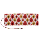 Seamless Autumn Trees Pattern Roll Up Canvas Pencil Holder (M)
