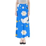 International Day of Peace Pattern Full Length Maxi Skirt
