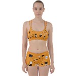 Halloween costume cats pattern Perfect Fit Gym Set