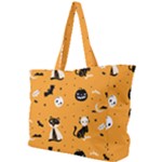 Halloween costume cats pattern Simple Shoulder Bag