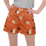 Halloween Elements Pattern Ripstop Shorts