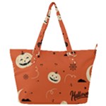 Halloween Elements Pattern Full Print Shoulder Bag