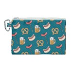 Oktoberfest food and beer Canvas Cosmetic Bag (Large)