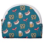 Oktoberfest food and beer Horseshoe Style Canvas Pouch