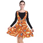 Halloween candy Plunge Pinafore Dress