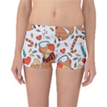 Christmas fox Boyleg Bikini Bottoms