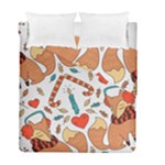 Christmas fox Duvet Cover Double Side (Full/ Double Size)