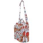 Christmas fox Crossbody Day Bag