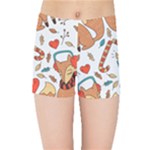 Christmas fox Kids  Sports Shorts