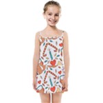 Christmas fox Kids  Summer Sun Dress