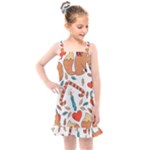 Christmas fox Kids  Overall Dress