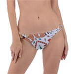 Christmas fox Ring Detail Bikini Bottom