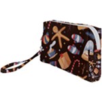 Winter christmas Wristlet Pouch Bag (Small)