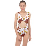 Thanksgiving foods Center Cut Out Swimsuit