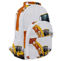 Rounded Multi Pocket Backpack 