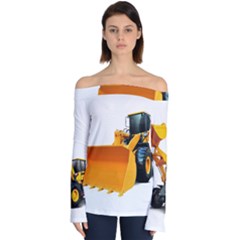 Off Shoulder Long Sleeve Top 