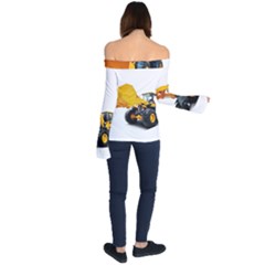 Off Shoulder Long Sleeve Top 