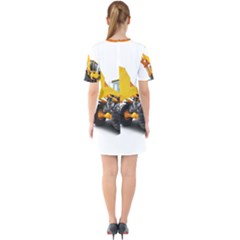 Sixties Short Sleeve Mini Dress 