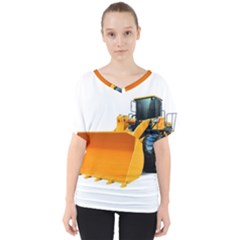 V-Neck Dolman Drape Top 