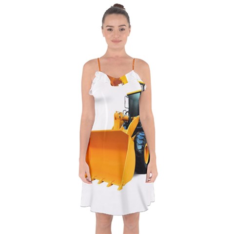 937h 1 955n 2 955n 1 932 1 Ruffle Detail Chiffon Dress from ArtsNow.com