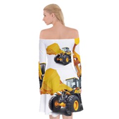 Off Shoulder Skater Dress 