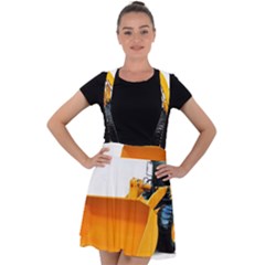 Velvet Suspender Skater Skirt 