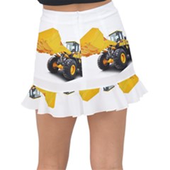Fishtail Mini Chiffon Skirt 