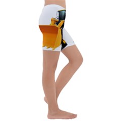 Kids  Lightweight Velour Capri Yoga Leggings 