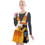 937h 1 955n 2 955n 1 932 1 Plunge Pinafore Velour Dress