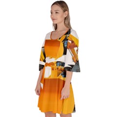 Velour Kimono Dress 