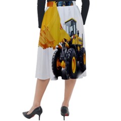 Classic Velour Midi Skirt  