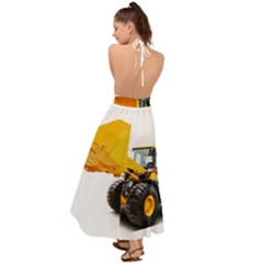 Backless Maxi Beach Dress 