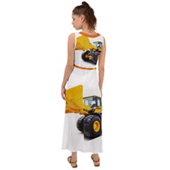 V-Neck Chiffon Maxi Dress 
