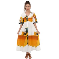 Kimono Sleeve Boho Dress 