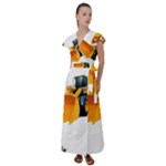 937h 1 955n 2 955n 1 932 1 Flutter Sleeve Maxi Dress