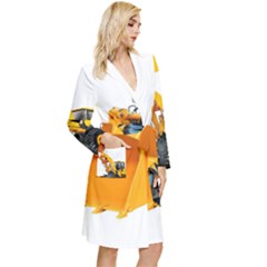 Long Sleeve Velvet Robe 