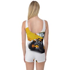 One Piece Boyleg Swimsuit 
