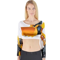 Long Sleeve Crop Top 