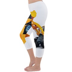 Capri Winter Leggings Back Capri Winter Leggings Back