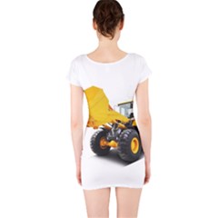 Short Sleeve Bodycon Dress Back Short Sleeve Bodycon Dress Back